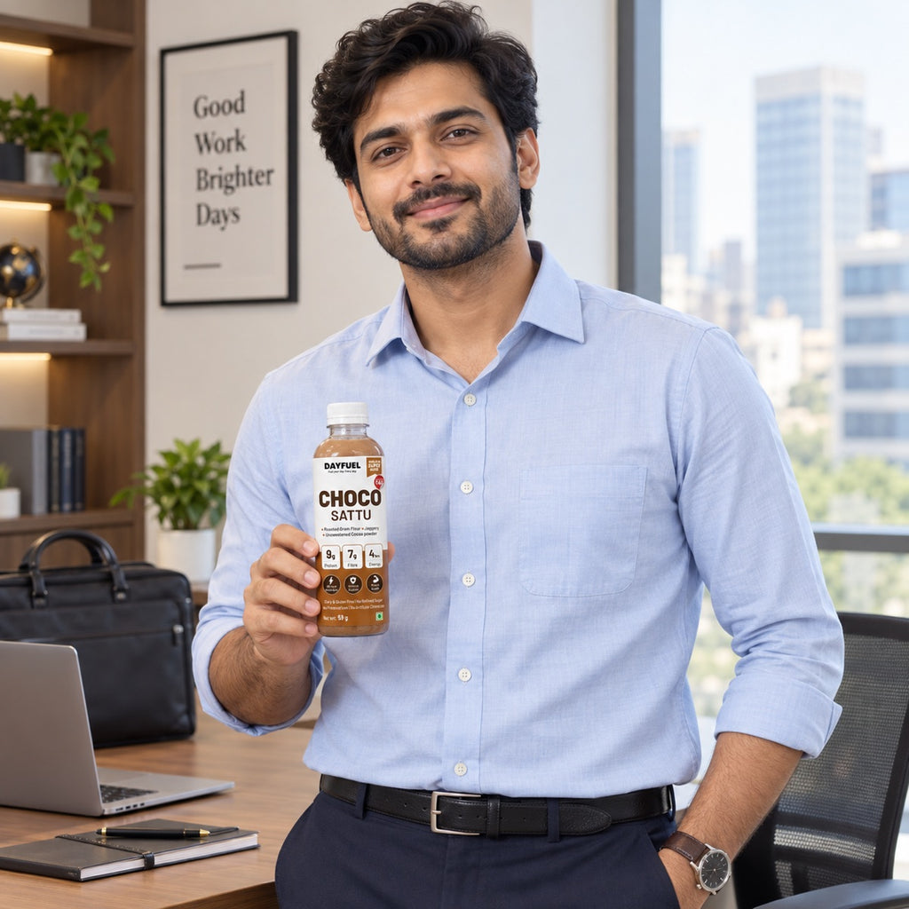 Dayfuel Choco Sattu at the office