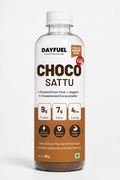 Dayfuel Choco Sattu bottle with roasted gram sattu premix inside