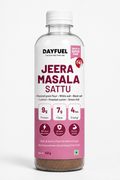 Dayfuel Jeera Masala Sattu bottle with roasted gram sattu premix inside