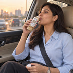 Dayfuel Khatta Meetha Sattu on the evening commute