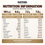 Nutrition information for Dayfuel Khatta Meetha Sattu